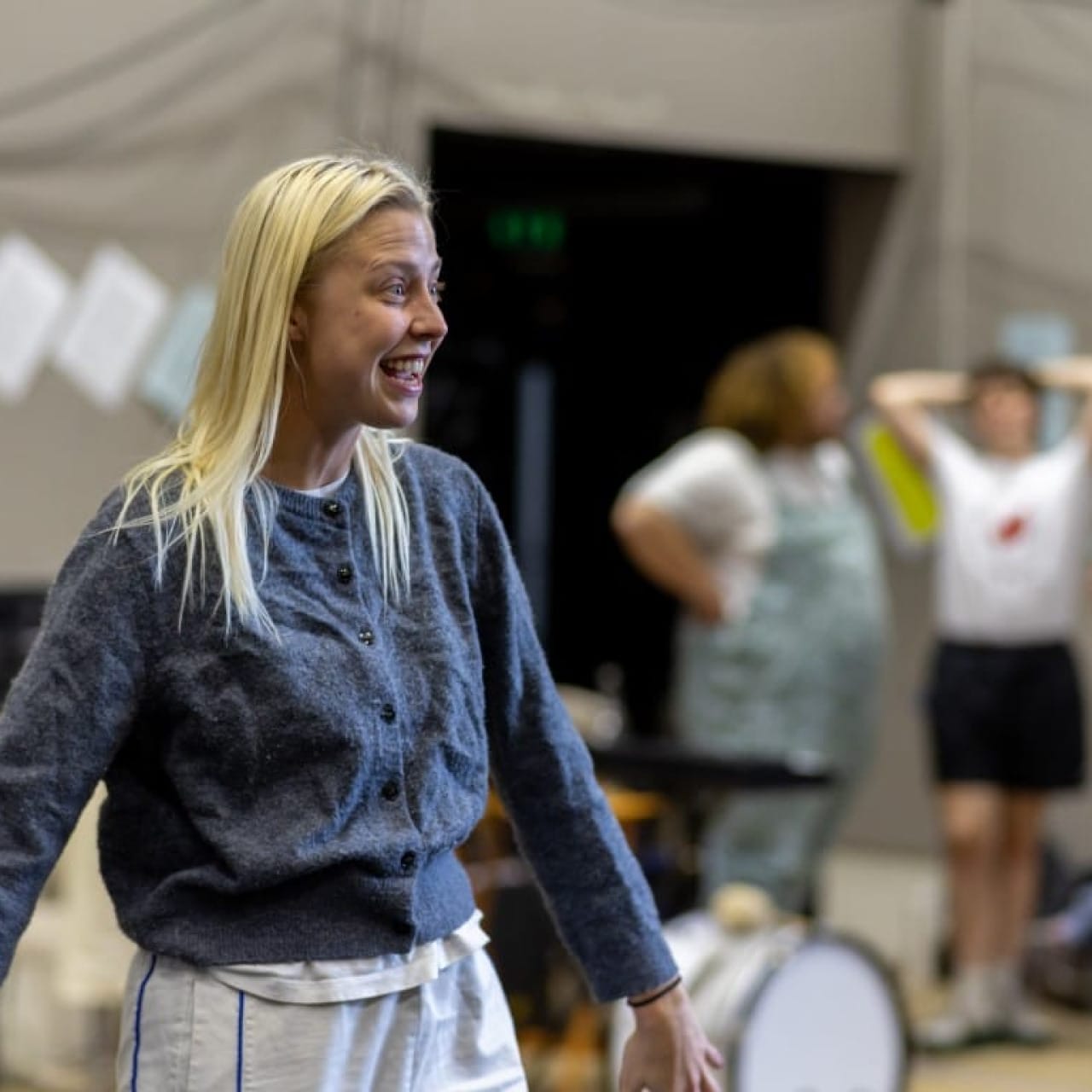 Ellie Hurt in rehearsals | Photography by Olivia Carroll