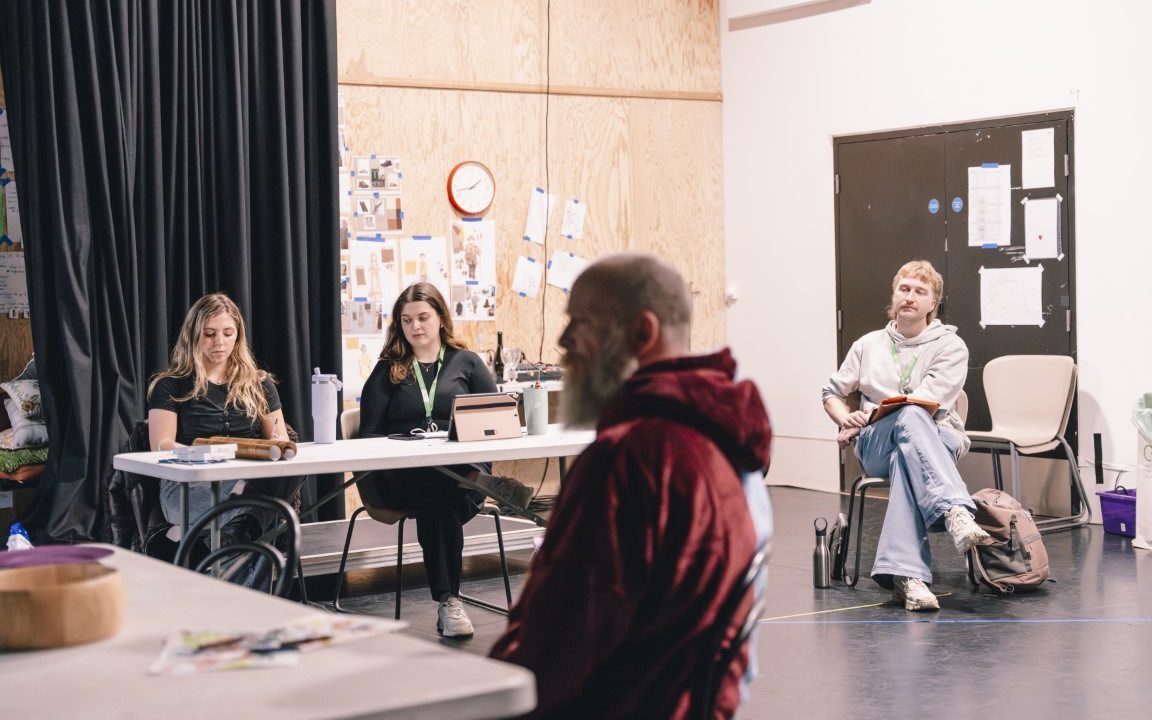 YEP Producers in rehearsals. Photograph by Kieran Irvine