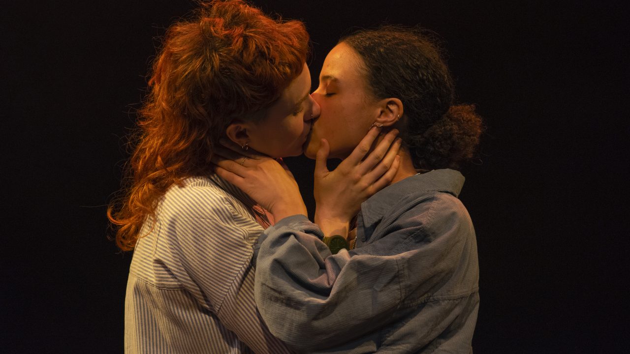 Mary Higgins & Melissa Lowe in A Billion Times I Love You. Photo© Mhairi Bell-Moodie