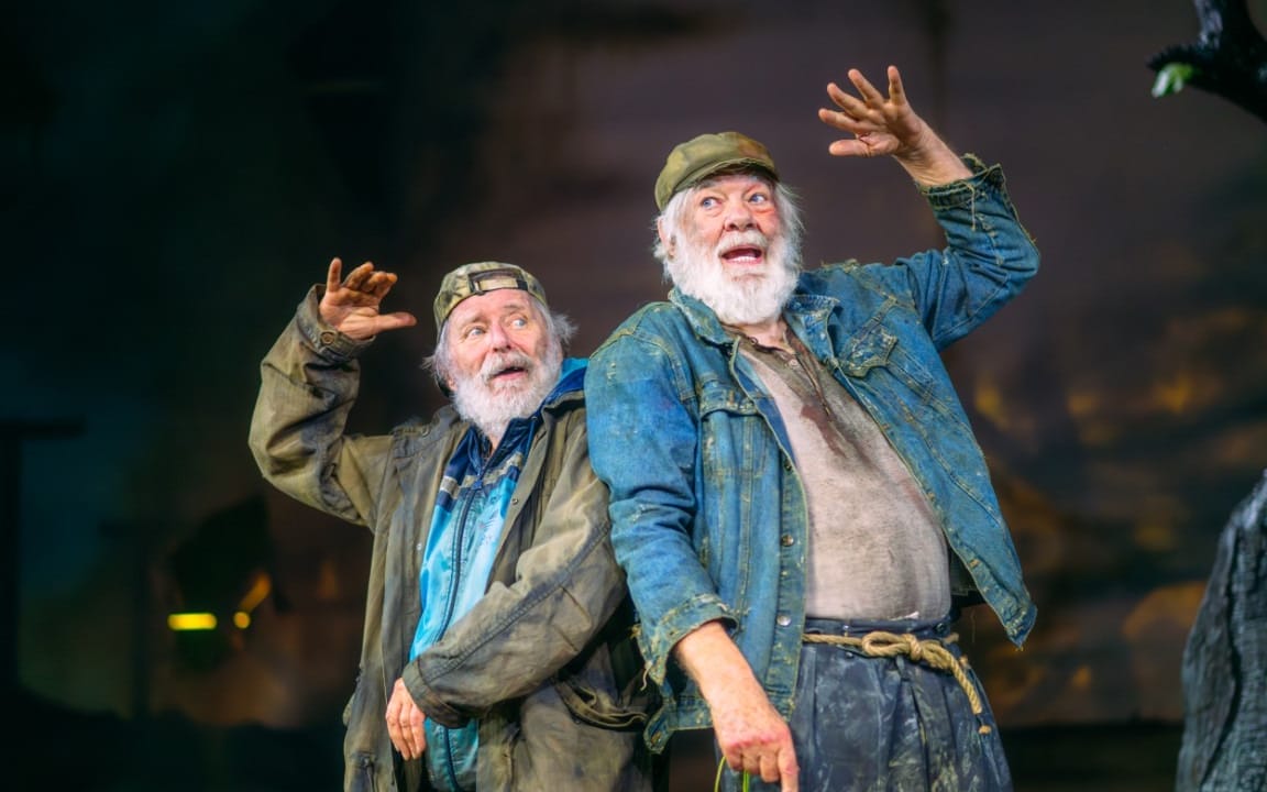 George Costigan as Vladimir and Matthew Kelly as Estragon - Photographer Mihaela Bodlovic