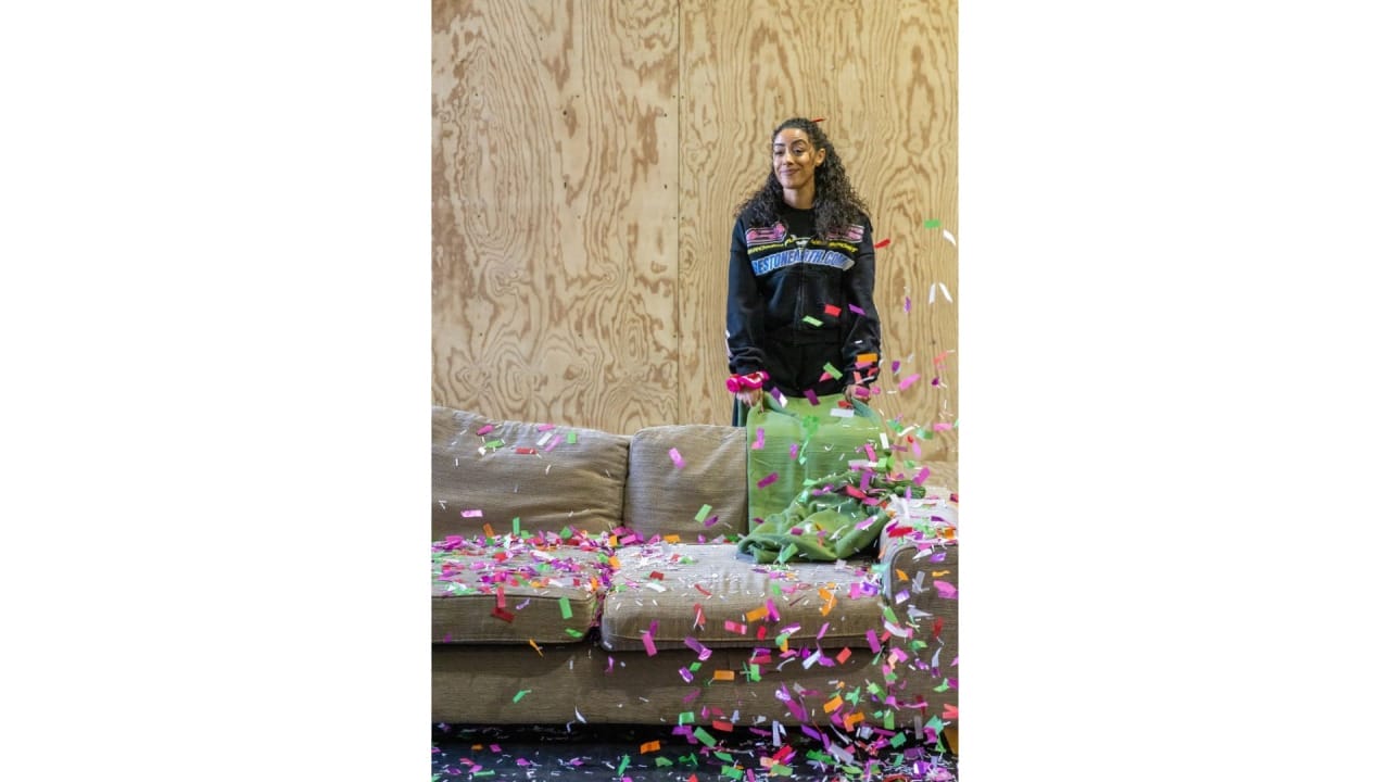 Paislie Reid in rehearsals. Photographer Olivia Carroll