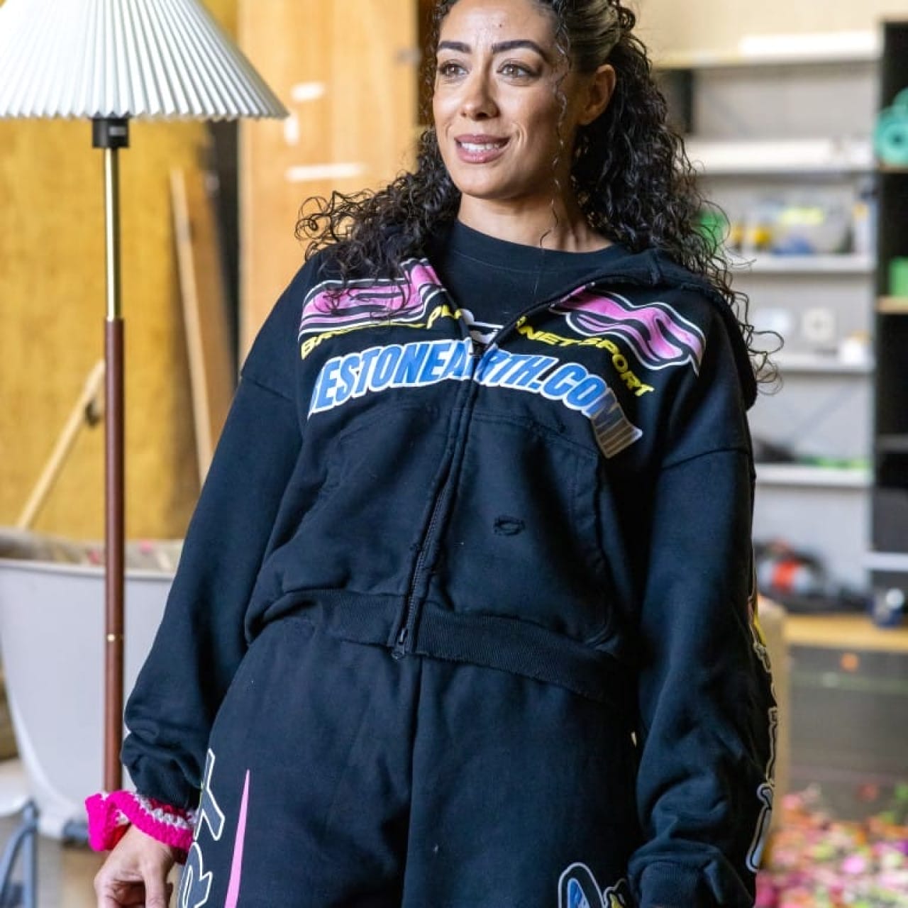 Paislie Reid in rehearsals